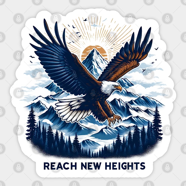 Reach New Heights Sticker by MakerMind8.2